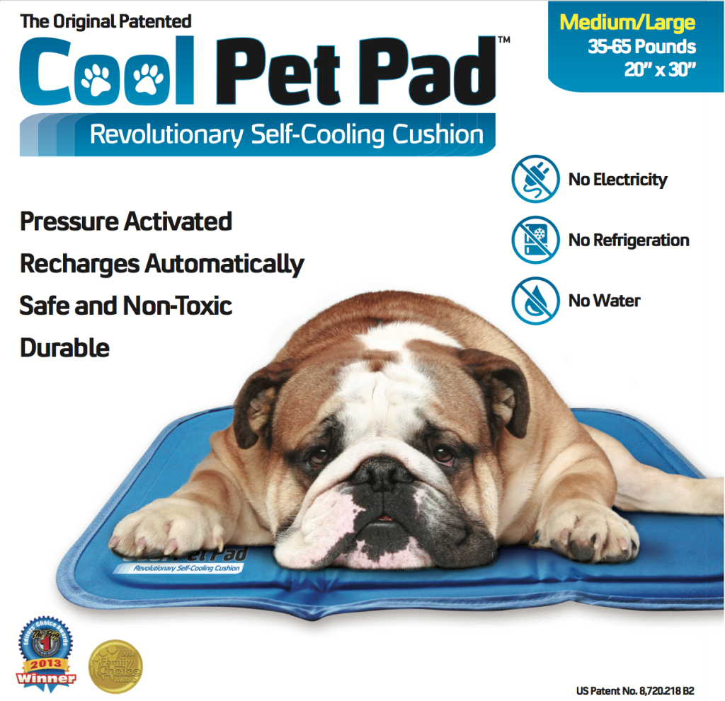 green pet self cooling pet pad