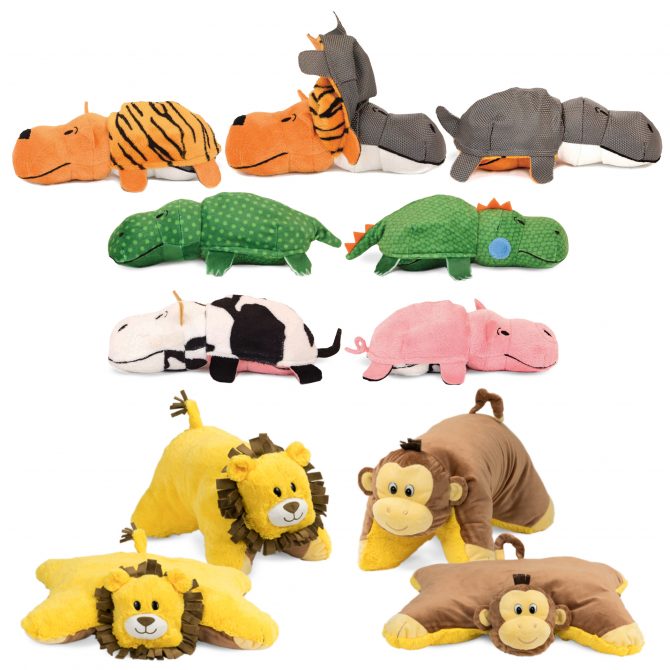 stuffed animals that flip inside out
