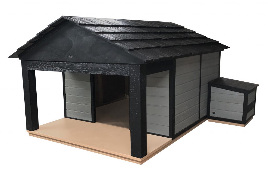 solar powered dog house ac