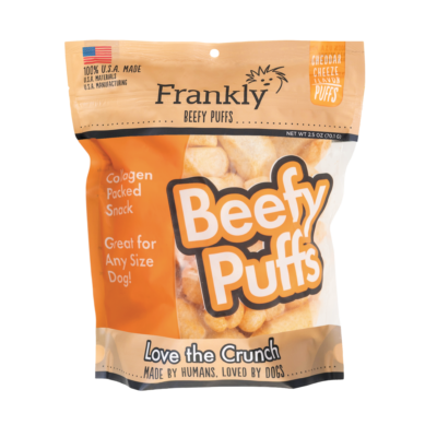 Cheddar Cheeze Beefy Puffs | Pet Age